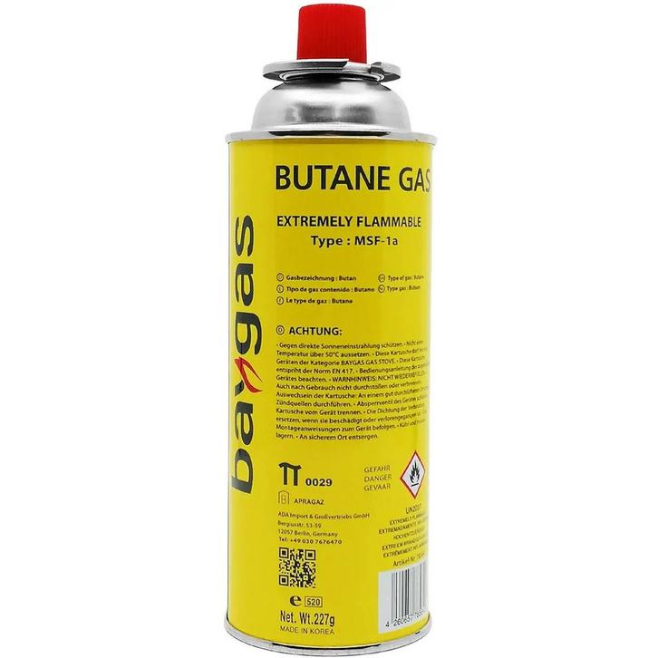Gasbus 227g, Hobby en Vrije tijd, Taarten en Cupcakes maken, Nieuw, Verzenden