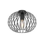 Design plafondlamp zwart 30 cm - Johanna, Huis en Inrichting, Lampen | Plafondlampen, Nieuw, Overige materialen, Design