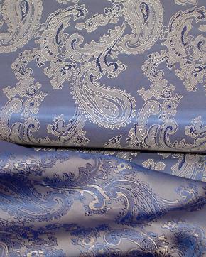 Luxe Jacquard Voering Paars/Goud, Hobby en Vrije tijd, Stoffen en Lappen, Paars, Nieuw