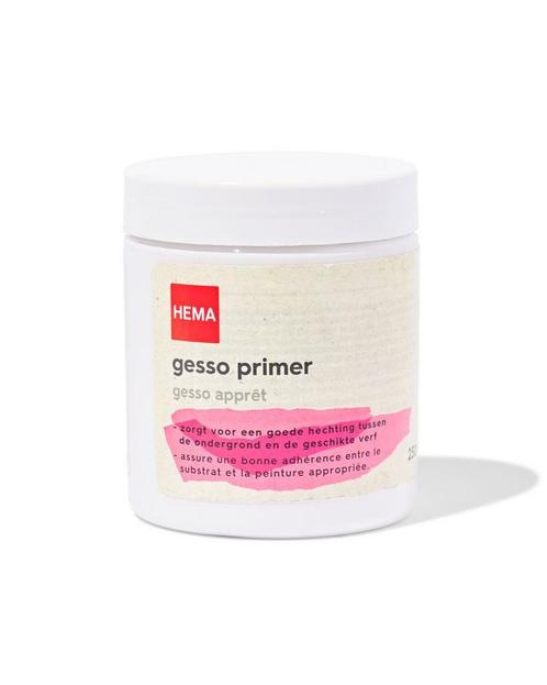 HEMA Gesso primer wit 250ml 2+1 gratis, Hobby en Vrije tijd, Schilderen, Nieuw, Verzenden