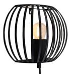 Industriële wandlamp zwart, Lieve, met schakelaar, Huis en Inrichting, Lampen | Wandlampen, Ophalen of Verzenden, Nieuw, Metaal