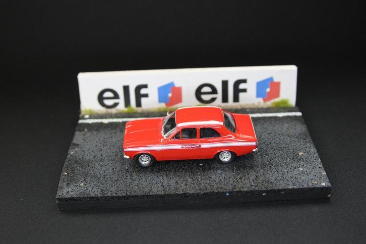 Diorama circuit met muur 1:43 Elf, Hobby en Vrije tijd, Modelbouw | Figuren en Diorama's, 1:35 tot 1:50, Nieuw, Diorama, Ophalen of Verzenden