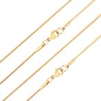Fako Bijoux - Ketting - Slang Schakel - Snake Chain - RVS -, Sieraden, Tassen en Uiterlijk, Kettingen, Verzenden, Nieuw