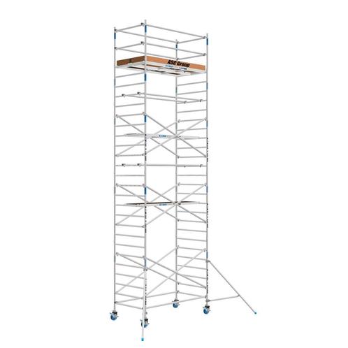 ASC Rolsteiger 135 x 9.2 mtr werkhoogte, Doe-het-zelf en Verbouw, Steigers, Rolsteiger of Kamersteiger, Nieuw, 5 meter of hoger