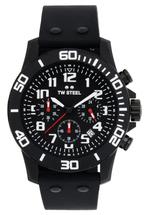 TW Steel CA1 Carbon chronograaf horloge 44 mm, Nieuw, Overige merken, Kunststof, Kunststof