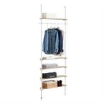 2dekans | SoBuy KLS15-WN Telescopisch Kledingrek -, Huis en Inrichting, Woonaccessoires | Kapstokken, Ophalen of Verzenden, Zo goed als nieuw