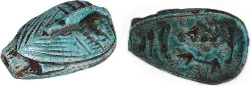 Egypte Stone Ancient Egyptian scarab Seal. New Kingdom ca., Postzegels en Munten, Munten | Europa | Niet-Euromunten