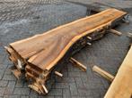 Online Veiling: Iepen Boomstam Planken (4x), Nieuw