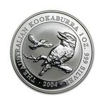 Kookaburra 1 oz 2004 (84.455 oplage), Verzenden, Losse munt, Zilver