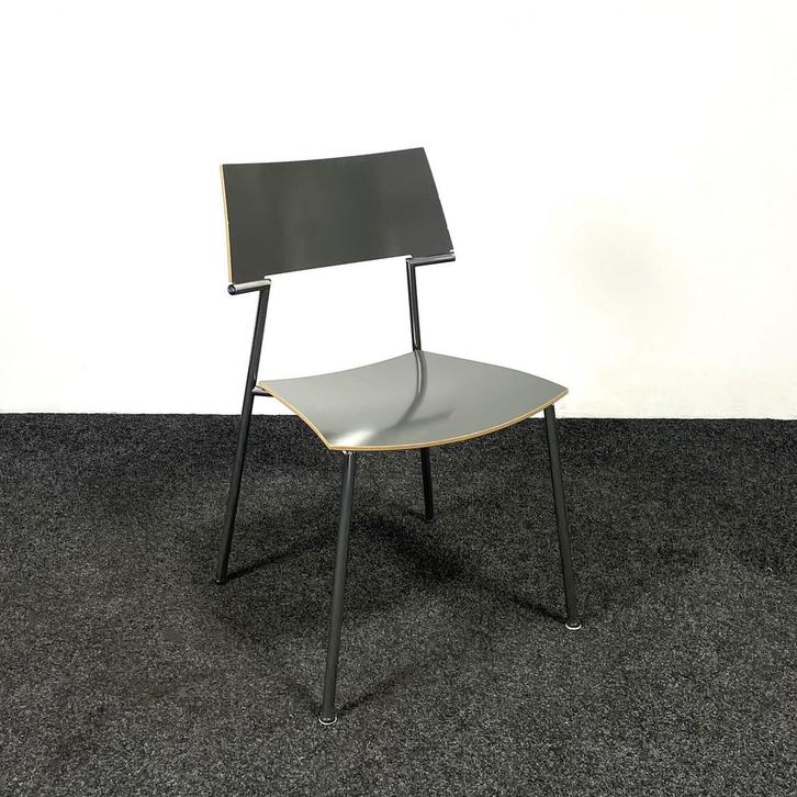 Van Der Sluis Quasi Stoel - Grijs, Huis en Inrichting, Stoelen, Grijs, Gebruikt, Ophalen of Verzenden