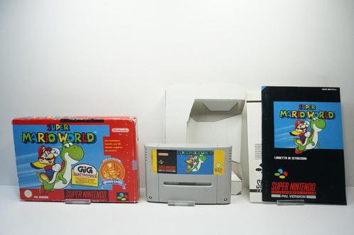 Super Mario World SNSP-MW-FAH Garantie & morgen in huis!, Spelcomputers en Games, Games | Nintendo Super NES, Zo goed als nieuw
