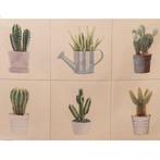 Arazzo in hoogwaardig Gobelin-stof - 6 Cactus Boho Chic -, Antiek en Kunst
