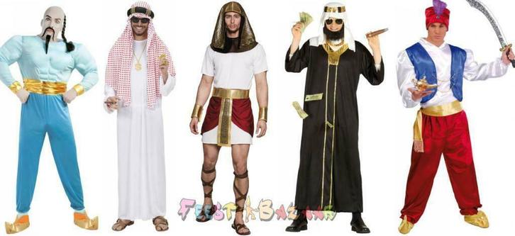 1001 nacht kleding Sjeik Kostuum Ali Baba Prins Farao pak, Kleding | Heren, Carnavalskleding en Feestkleding, Kleding, Nieuw, Carnaval