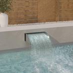 vidaXL Waterval met LEDs 45x34x14 cm roestvrij staal 304, Verzenden, Nieuw