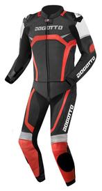 Bogotto Misano Black Red 2PC Leather Motorcycle Suit, Motoren, Kleding | Motorkleding, Nieuw met kaartje, Bogotto, Heren, Combipak