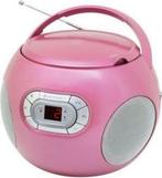 Soundmaster SCD2120PI - Boombox met FM-radio en CD, roze, Audio, Tv en Foto, Mp3-spelers | Overige merken, Nieuw, Verzenden