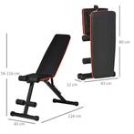 Verstelbare Halterbank – 7 Posities Opvouwbare Fitnessbank, Sport en Fitness, Verzenden, Nieuw