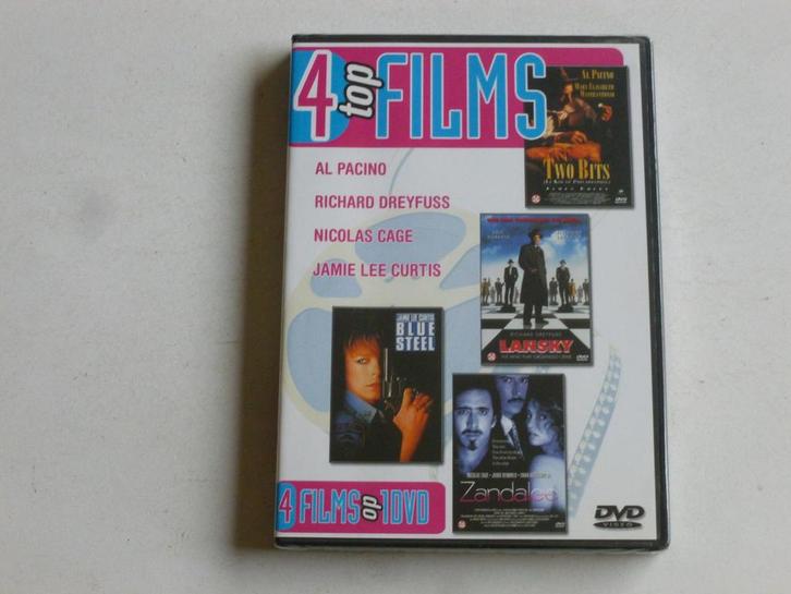 4 Top Films - Two Bits / Lansky / Zandelee/ Blue Steel (DVD), Cd's en Dvd's, Dvd's | Overige Dvd's, Zo goed als nieuw, Verzenden