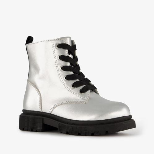 TwoDay leren meisjes veterboots zilver maat 29, Kinderen en Baby's, Kinderkleding | Schoenen en Sokken, Nieuw, Verzenden
