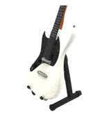 Miniatuur Fender Mustang left hand gitaar + gratis standaard, Ophalen of Verzenden, Nieuw, Pop, Beeldje of Miniatuur