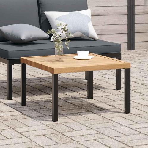 vidaXL Tuintafel 65x65x40 cm aluminium zwart, Tuin en Terras, Tuintafels, Nieuw, Aluminium, Verzenden