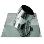 Rookkanaal RVS, 5° - 20° dakdoorvoer/dakplaat hellend,  Ø140, Huis en Inrichting, Kachels, Ophalen of Verzenden, Nieuw