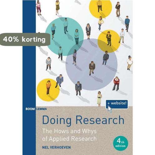 Doing Research 9789462364820 Nel Verhoeven, Boeken, Politiek en Maatschappij, Zo goed als nieuw, Verzenden