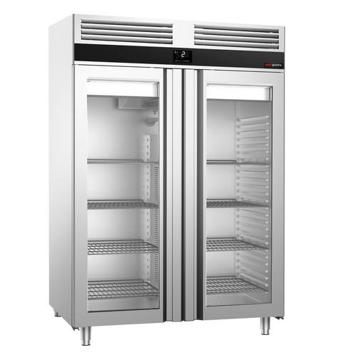 GGM Gastro | RVS koelkast PREMIUM - GN 2/1 - | KSF1400GT2-EF, Witgoed en Apparatuur, Koelkasten en IJskasten, 140 tot 160 cm, Nieuw