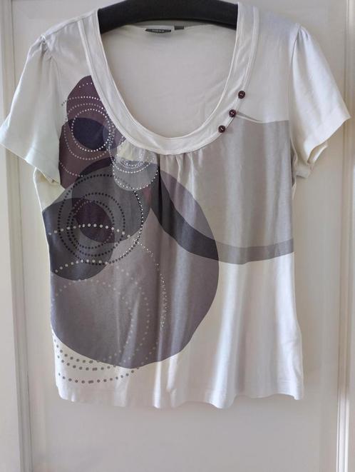 mooi t-shirt van MEXX maat L-XL, Kleding | Dames, T-shirts, Beige, Maat 42/44 (L), Zo goed als nieuw, Ophalen of Verzenden