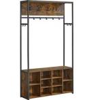 Industriële Kapstok met Schoenenbank – 4-in-1 Opbergrek, Verzenden, Nieuw