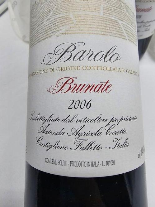 2006 Ceretto, Brunate - Barolo DOCG - 2 Fles (0,75 liter), Verzamelen, Wijnen