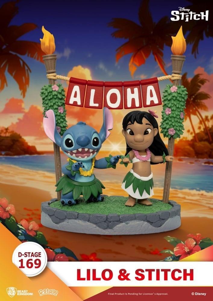 Lilo & Stitch D-Stage PVC Diorama Lilo & Stitch 16 cm, Verzamelen, Disney, Nieuw, Ophalen of Verzenden
