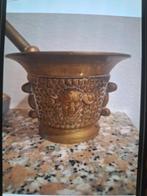 Vijzel - Messing - Vintage van opas bankschroef, Antiek en Kunst