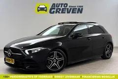 Mercedes-Benz A-Klasse 180 AMG NAP Pano Virtual Camera LED., Auto's, Mercedes-Benz, Te koop, Automaat, Hatchback, Benzine, Zwart