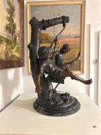 Nach Jean-Louis Grégoire (1840-1890) - sculptuur, „Kinder