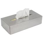 Tissue-Dispenser | RVS (Glanzend) | Wandmontage Mogelijk |, Verzenden, Nieuw in verpakking