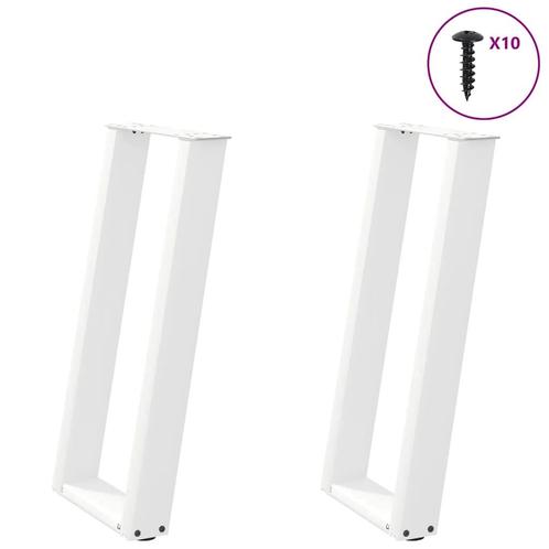 vidaXL Console tafelpoten 2 st U-vormig 28x(72-73) cm staal, Huis en Inrichting, Tafelonderdelen, Nieuw, Verzenden