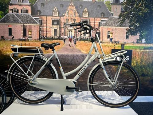 IN NIEUWSTAAT Cortina u4 elektrische damesfiets 57 cm bosch, Fietsen en Brommers, Elektrische fietsen, Zo goed als nieuw, 55 tot 59 cm