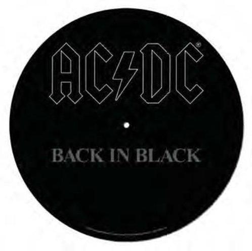 AC/DC - Back in Black Platenspeler Slipmat off. merchandise, Verzamelen, Muziek, Artiesten en Beroemdheden, Gebruiksvoorwerp, Nieuw