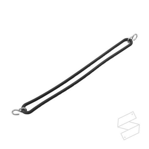 Tir-rubber 8mm 40cm met 2 aangeknepen s-haken, Auto diversen, Aanhangwagen-onderdelen, Nieuw, Ophalen of Verzenden