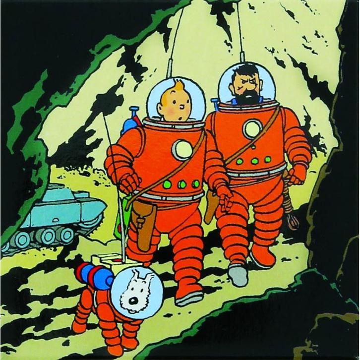 Kuifje Op de Maan Magneet, Verzamelen, Stripfiguren, Nieuw, Ophalen of Verzenden
