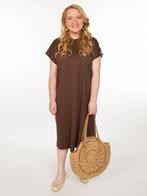 Jurk Comfy Chique Bruin, Kleding | Dames, Jurken, Verzenden, Nieuw