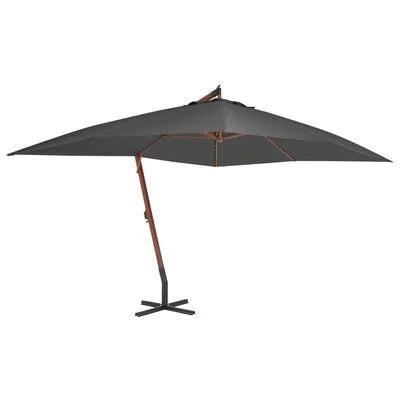 VidaXL zweefparasol, antraciet, 400 x 300 cm, Diversen, Overige Diversen, Ophalen
