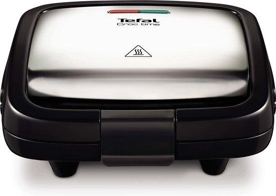 Tefal Croc Time SM193D - Tosti ijzer - Anti-aanbaklaag - 700, Witgoed en Apparatuur, Overige Witgoed en Apparatuur, Nieuw, Ophalen of Verzenden