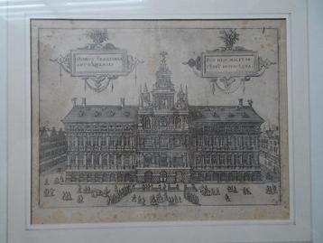 kopergravure stadhuis van Antwerpen, Guicciardini 1609