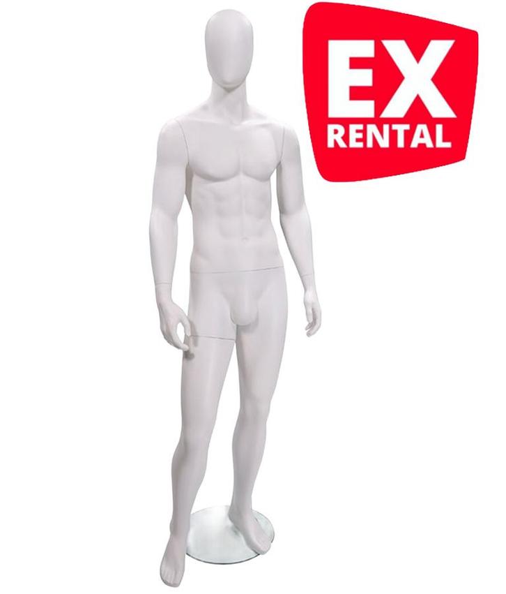 Faceless Etalagepop Heer Merk Gruppo Corso 75S wit EX RENTL, Zakelijke goederen, Kantoor en Winkelinrichting | Winkel en Inventaris