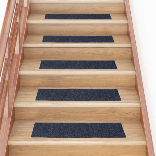 vidaXL Trapmatten zelfklevend 30 st 76x20 cm rechthoekig, Doe-het-zelf en Verbouw, Ladders en Trappen, Nieuw, Verzenden