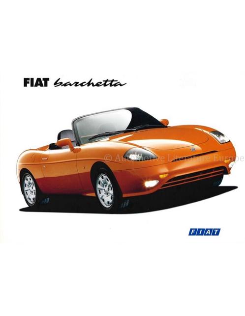 1995 FIAT BARCHETTA LEAFLET, Boeken, Auto's | Folders en Tijdschriften