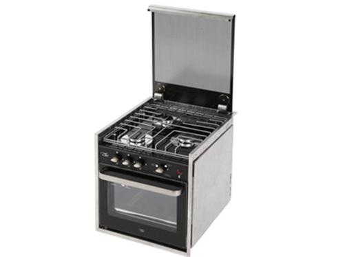 GASOVEN INBOUW 3 BRANDERS MET GRIL  RVS, Watersport en Boten, Bootonderdelen, Nieuw, Zeilboot of Motorboot, Ophalen of Verzenden