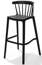 Vintage Spijlen Barstoel Kunststof Leverbaar in 5 kleuren, Ophalen of Verzenden, Nieuw